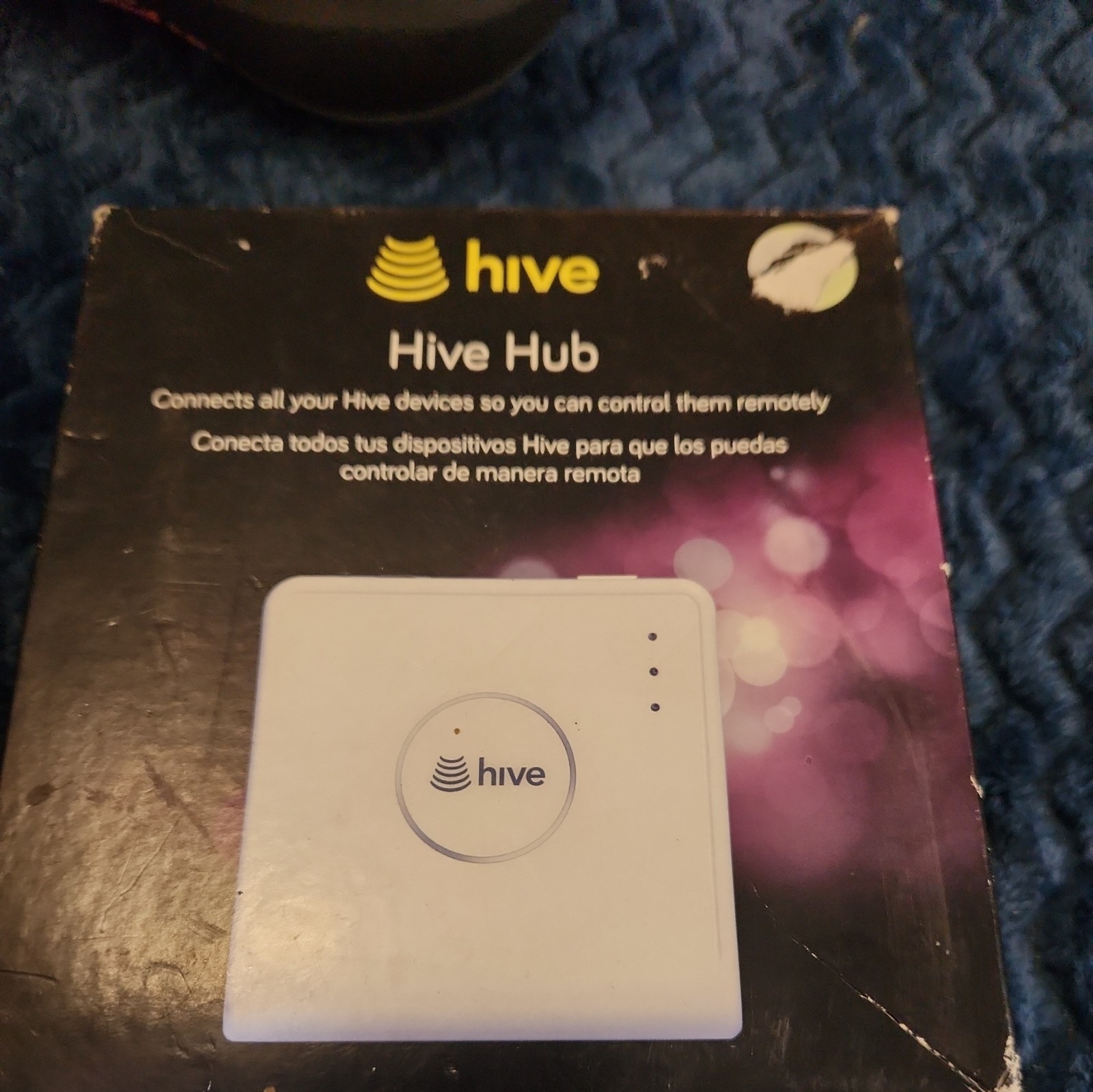 Hive HUB350 Nano 2 Hub NA w/ LAN Port Cable USB Power Cord
