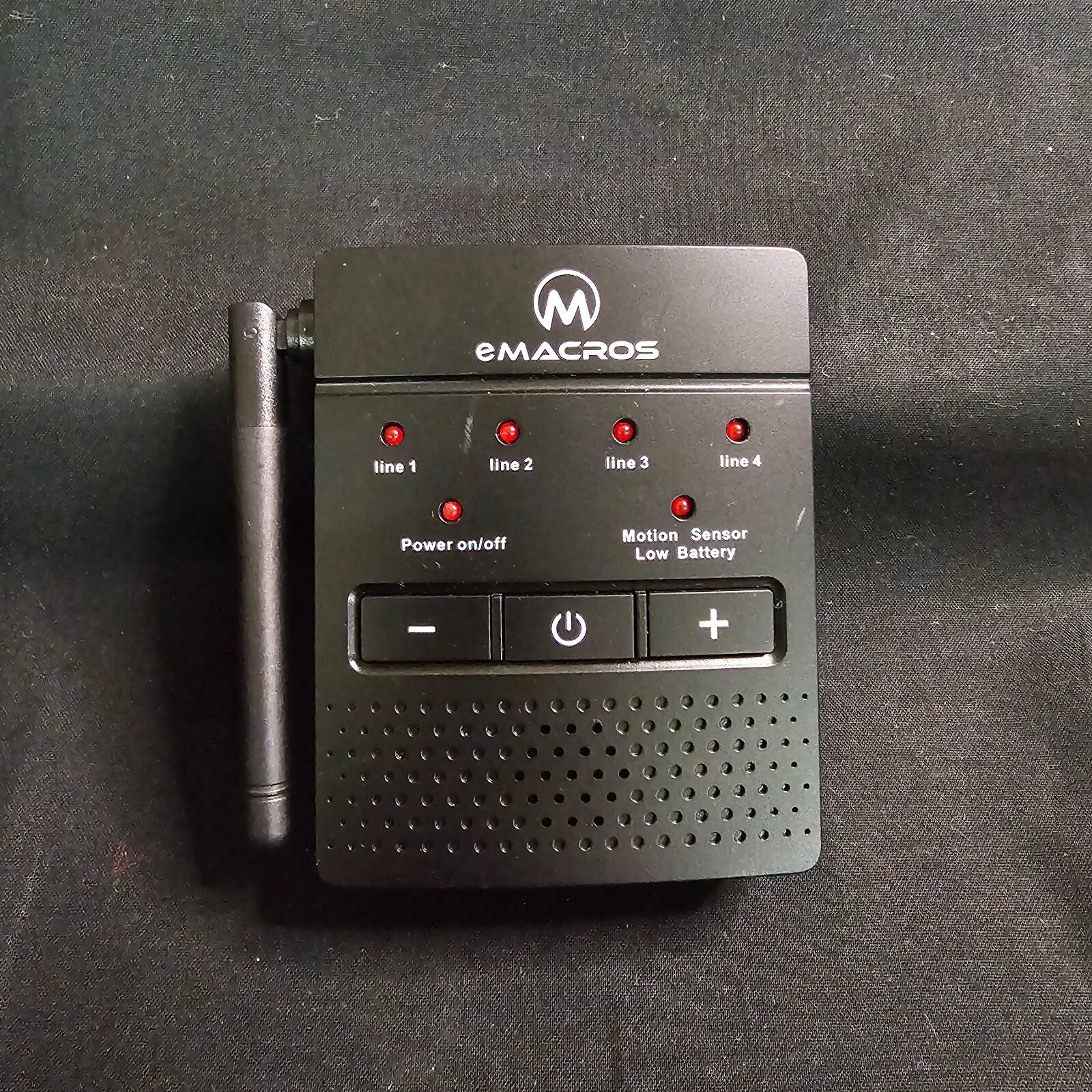 Emacros Wireless Receiver for Solar Driveway Alarm System 1/2 mi. Transmit Range
