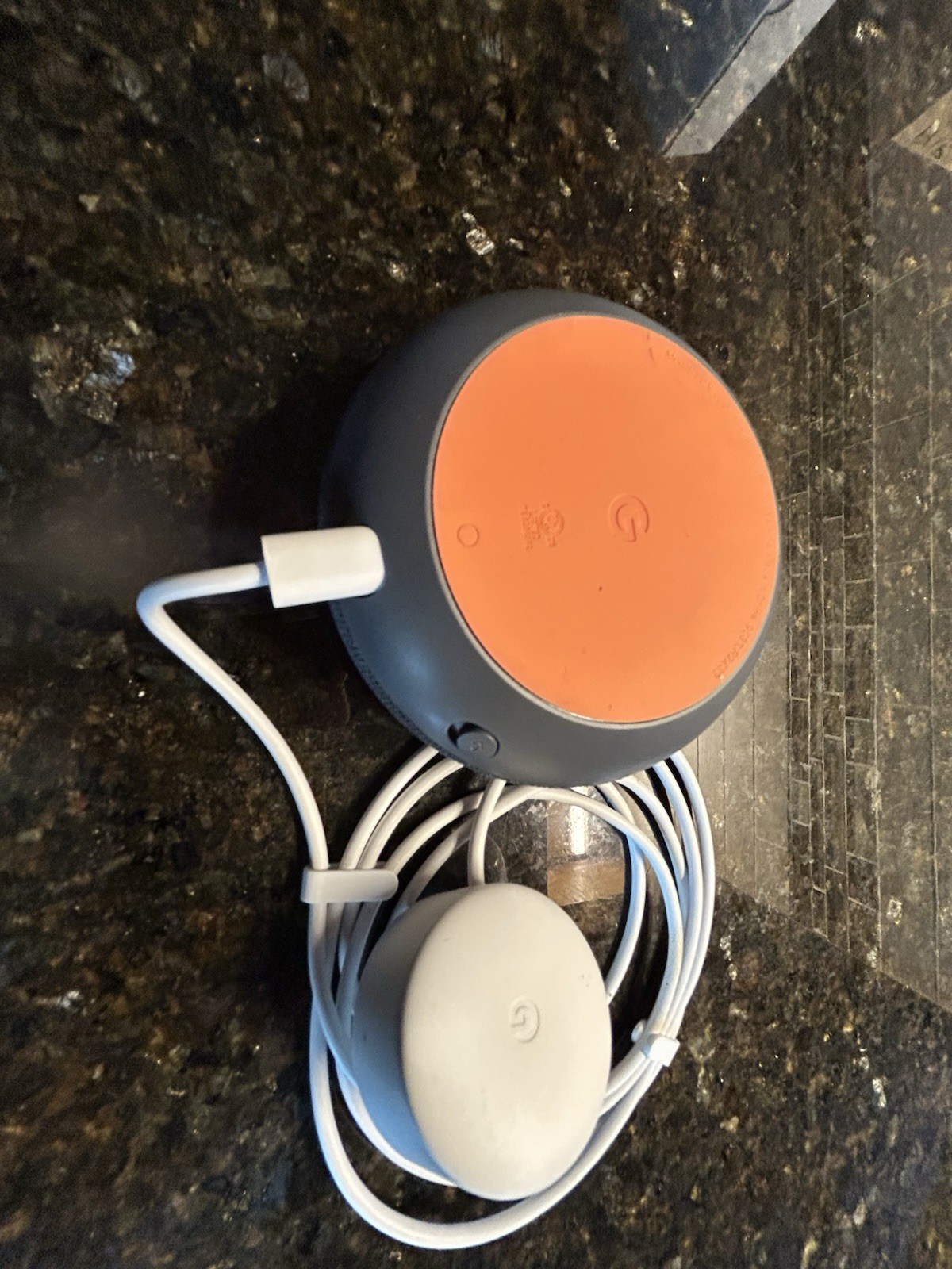 Google Home Mini Charcoal Fabric Smart Speaker Wi-Fi Bluetooth Google Assistant
