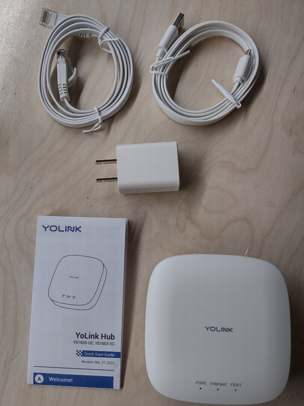 YoLink Hub Only for YoLink Devices 1/4 Mile Smart Home YS1603-UC