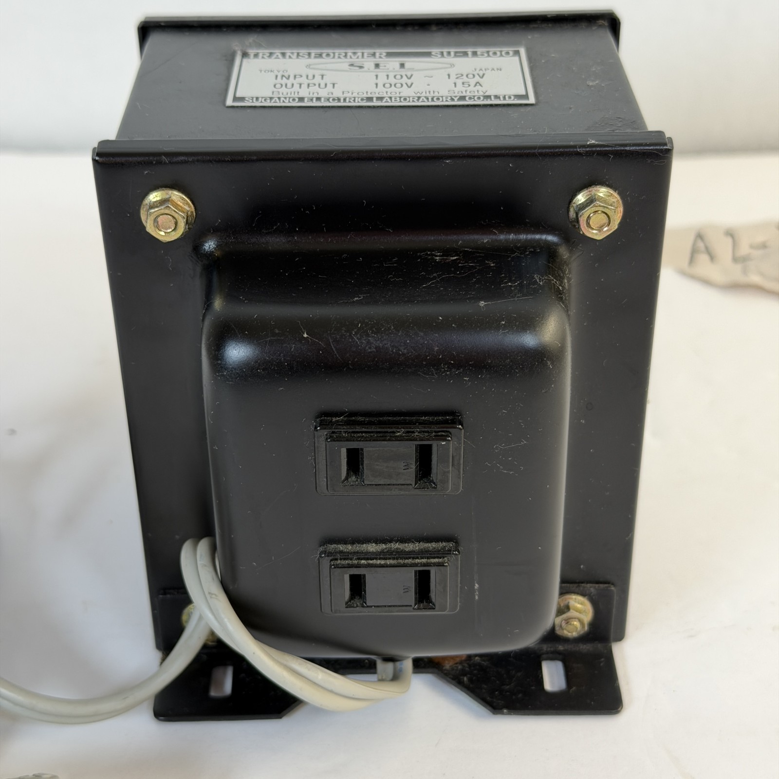 S.E.L. SU-1500 Step-Down Transformer 110V-120V to 100V 15A Japan Import A2-200