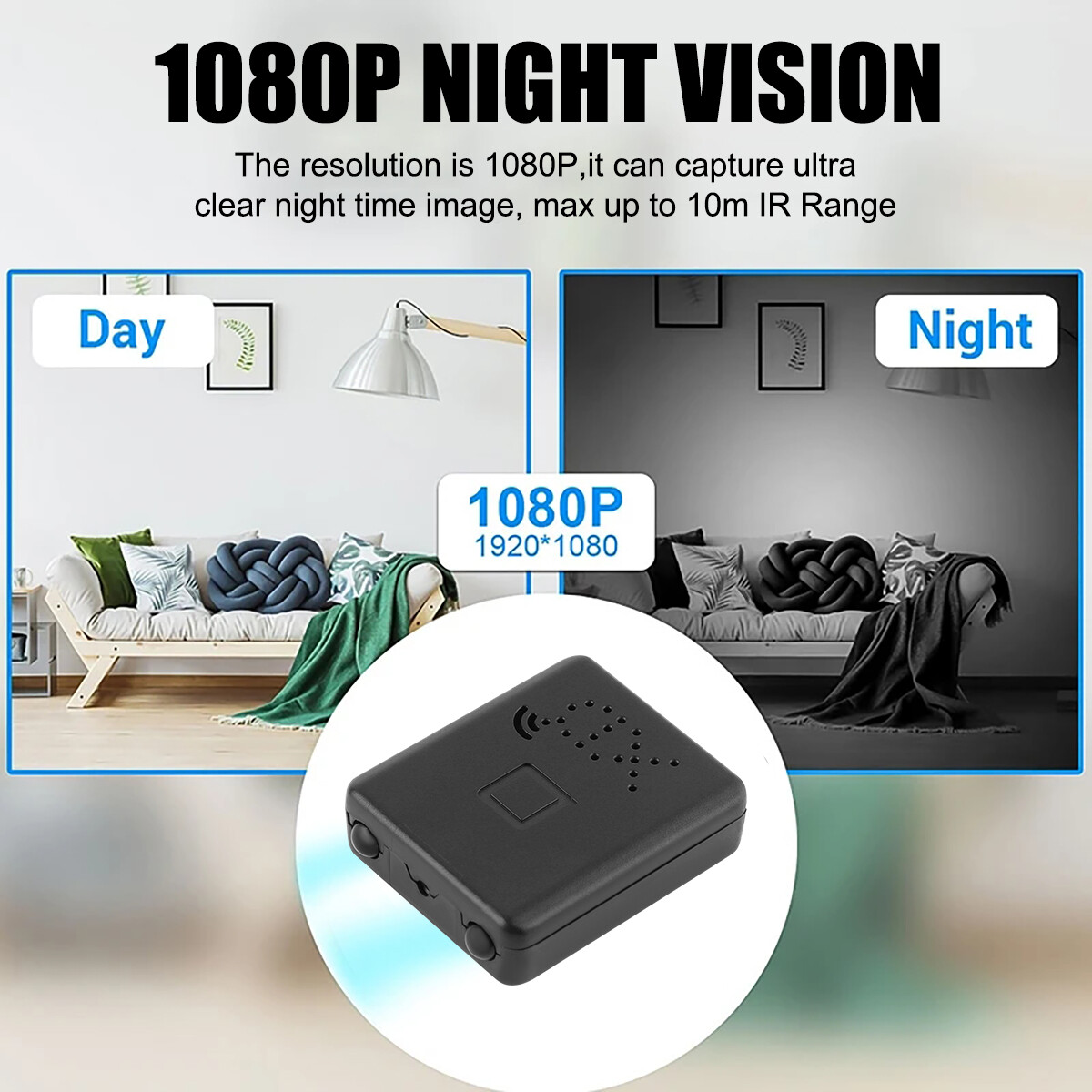 Mini WiFi Camera 1080P HD Recorder Motion Night Vision Home Security Camcorder