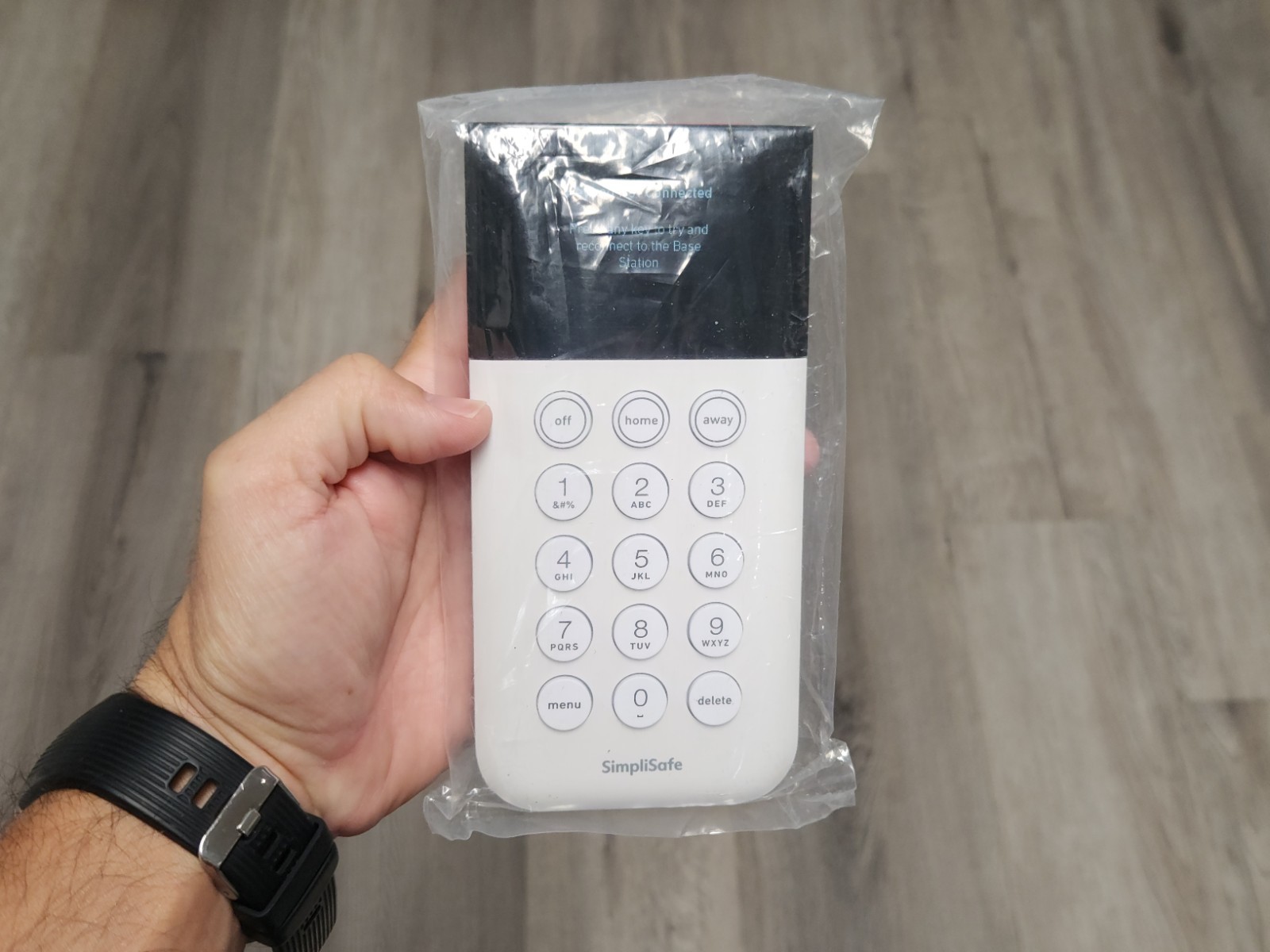 SimpliSafe KP3W Home Security System Touch Keypad Remote White Model SSKP3