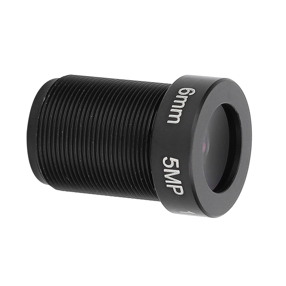 5MP Camera Lens High Definition 6mm Fixed 1/2.5 Image Format M12 Mounts