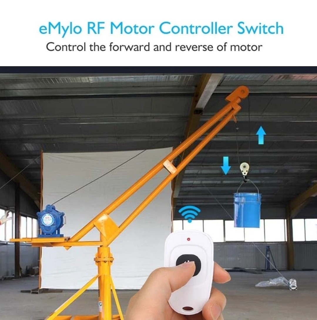 eMylo Smart Wireless RF Motor Controller Switch Relay Module DC 12V Motor Rem…