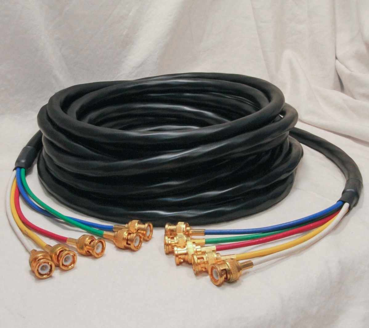 Liberty Wire & Cable Male BNC-BNC RGB 5C Mini Jumper cable – 25 Feet