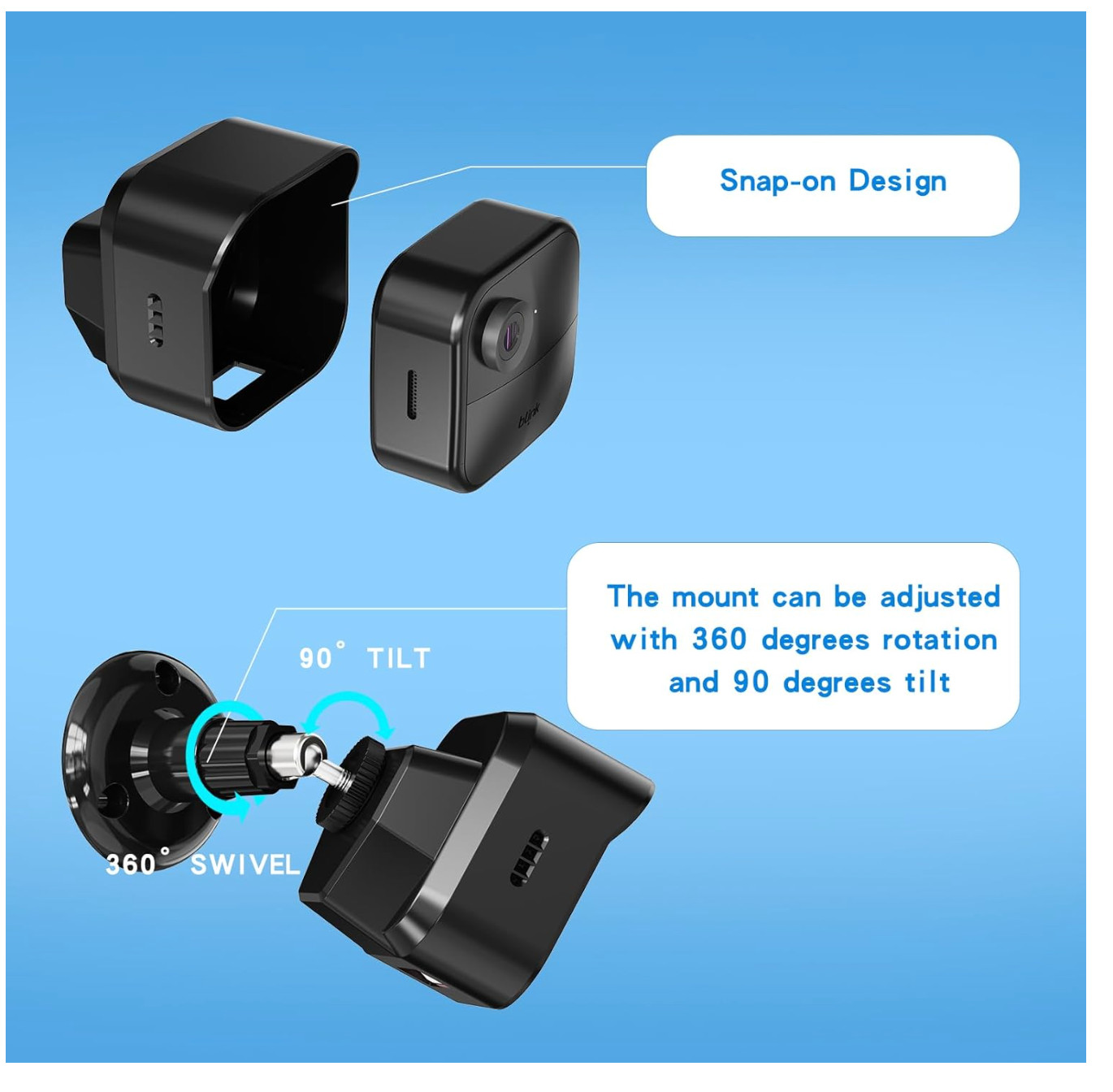 6 Pack All New Blink Outdoor & Indoor Wireless Home Security Camera System Mount