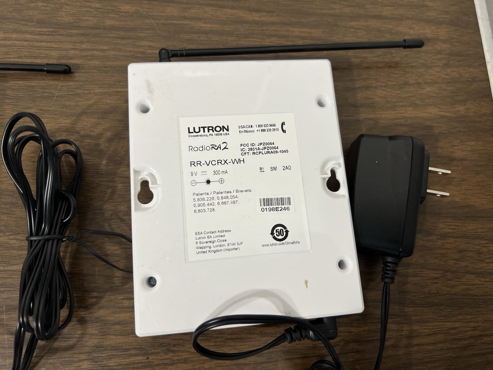 Lutron Visor Control Receiver – RadioRA2 | RR-VCRX-WH- ( PRICE FOR 1 UNIT )