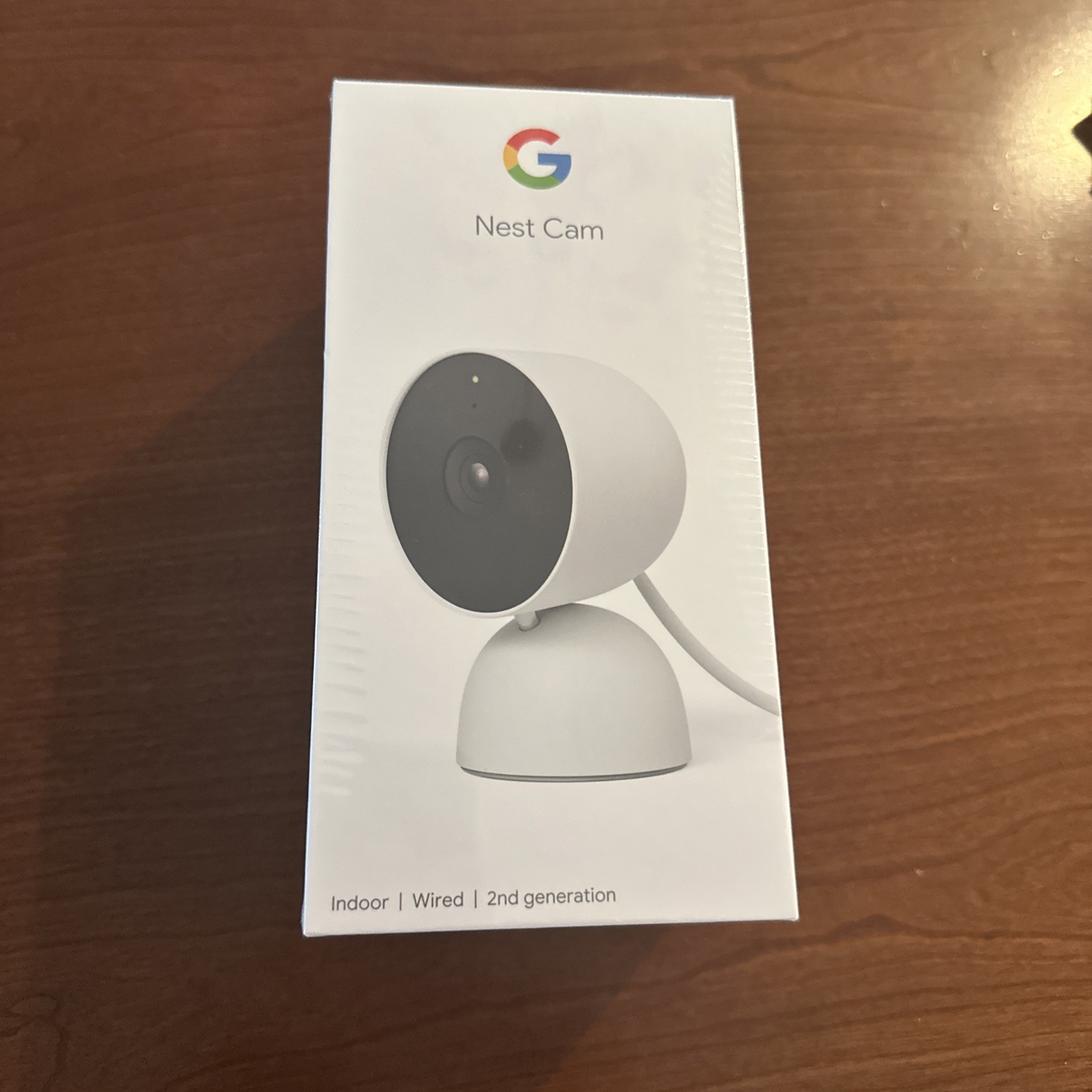New- Sealed-Google Nest Cam Indoor Wired Smart Home Security Camera 1 Pack