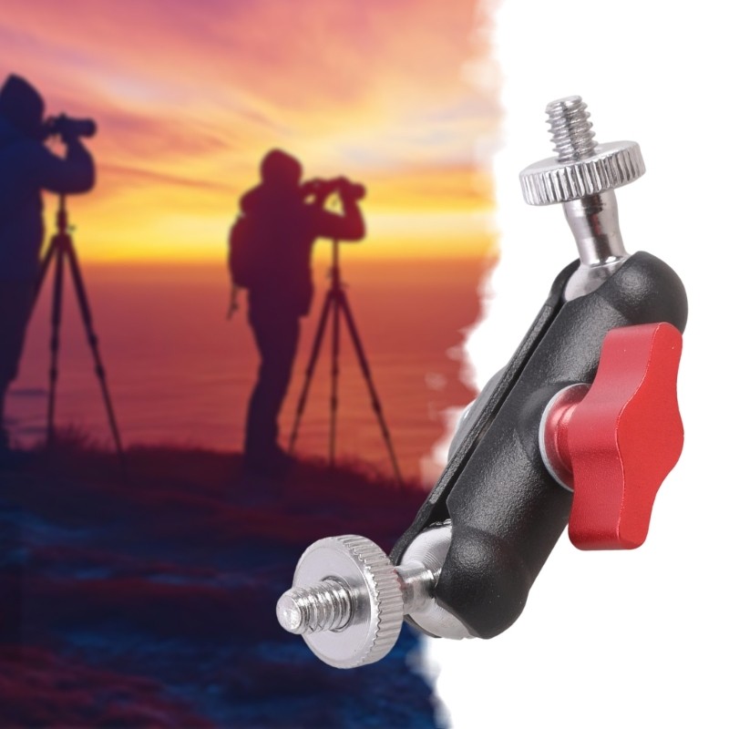 10cm 1/4Inch Male Thread Rotating Adapter for Photography Equipment Mounting