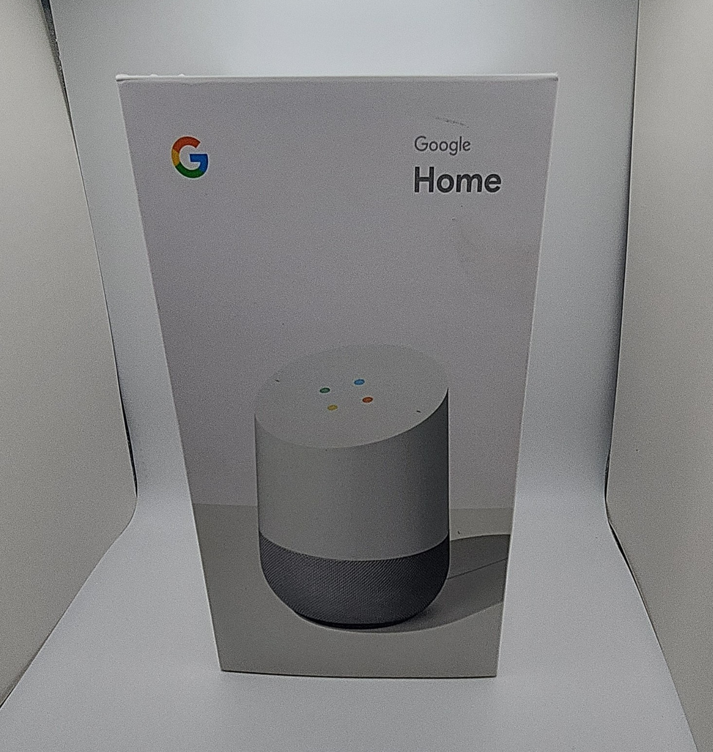 Google Home Smart Speaker w/ Google Assistant, Wi-Fi, White/Gray