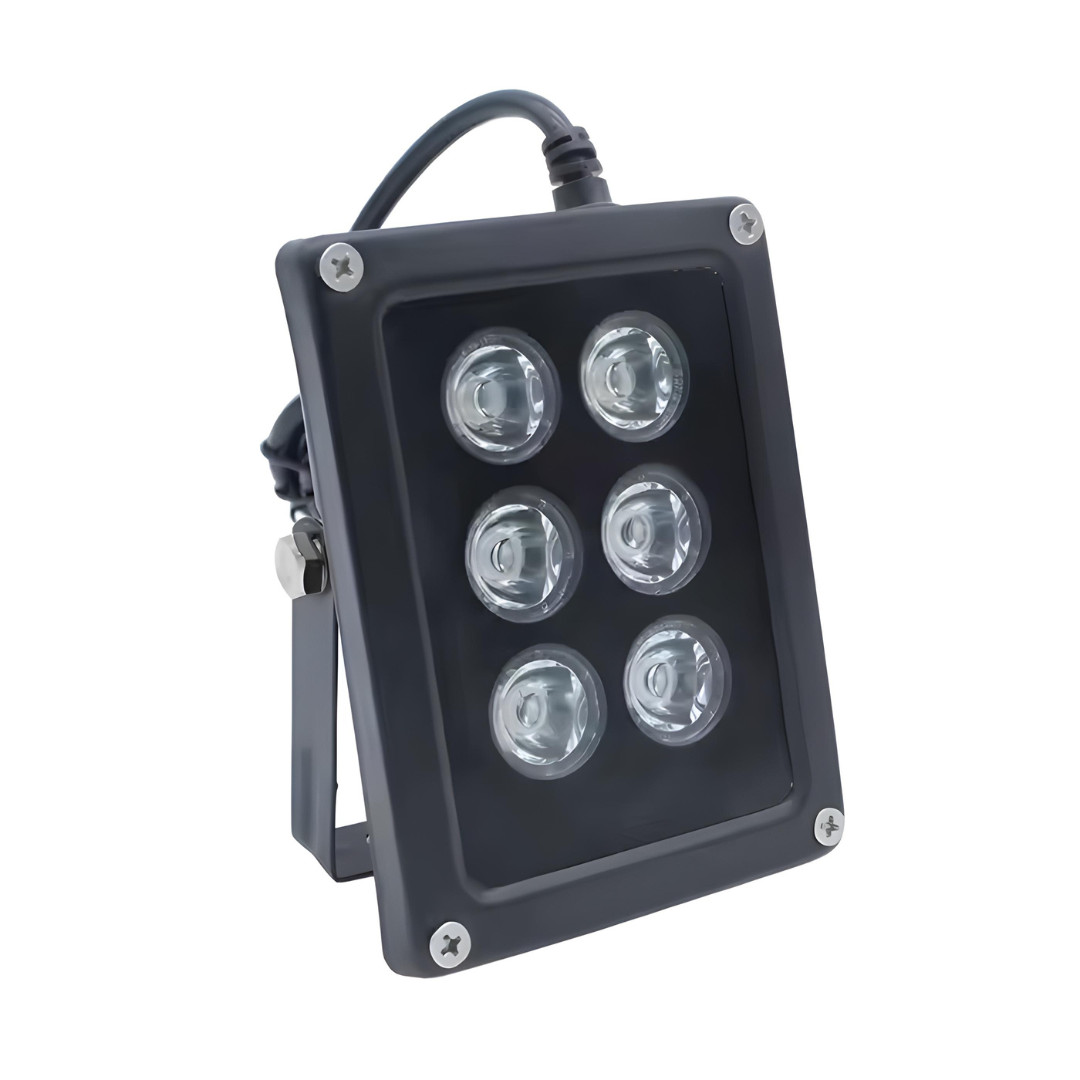 Infrared IR Light for CCTV Ir Illuminator 6pcs Array LEDS Powerful 90°