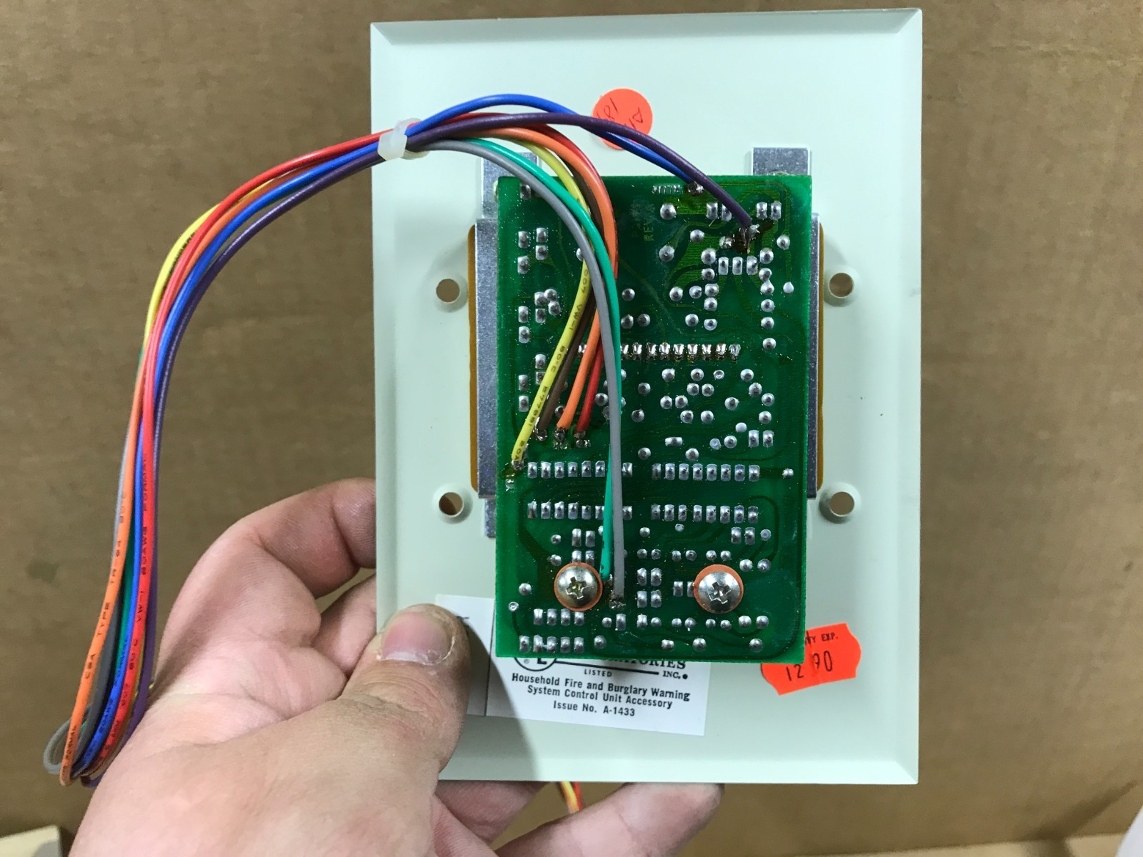 Fire Burglary Instrument 4-Zone Computer Alarm Control Panel – 1218UL, W/ Keypad