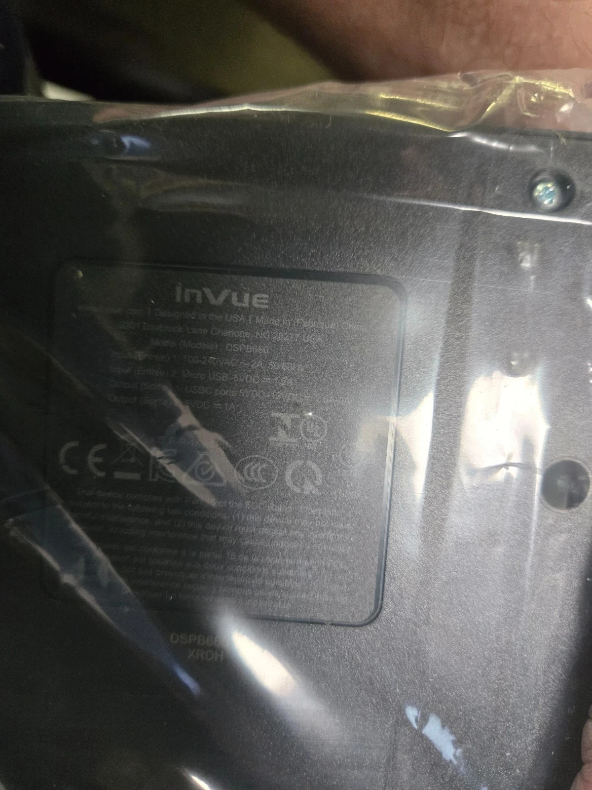 NEW Invue Smart Power 6 Port Box USB-C 120W / DSPBB660-B FREE SHIPPING
