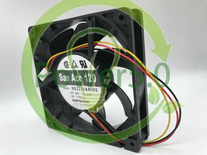 9G1224A4D01 for cooling fan DC24V 0.21A 3pins 120*120*25mm~