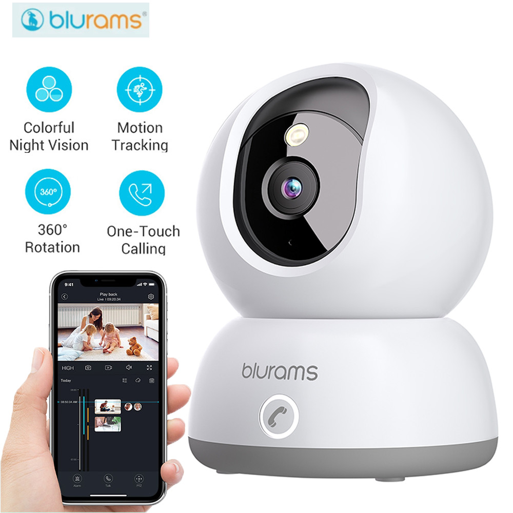 blurams Security Camera for Home Security Pet Camera 2.4G WiFi Baby Monitor