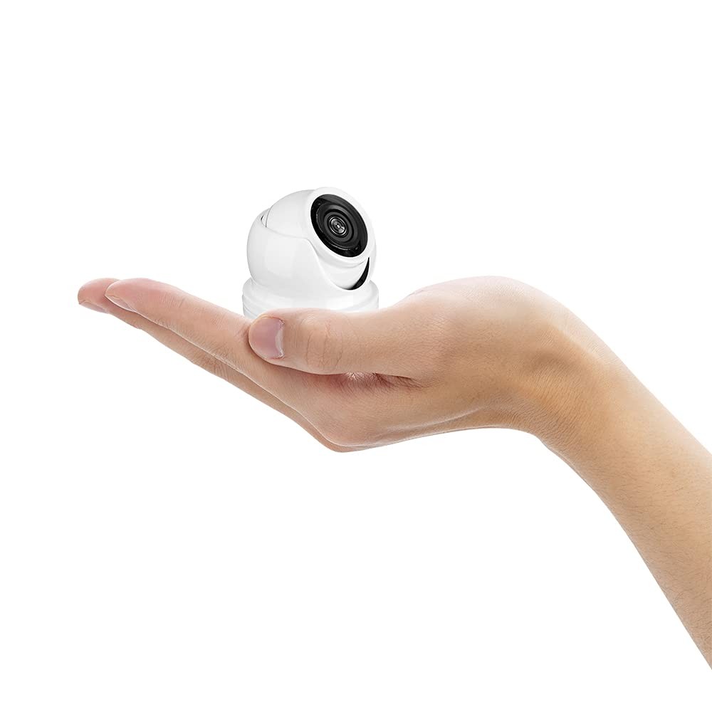EVERSECU AHD/TVI/CVI/Analog Mini Turret Dome Camera 1080p 1 Count (Pack of 1)