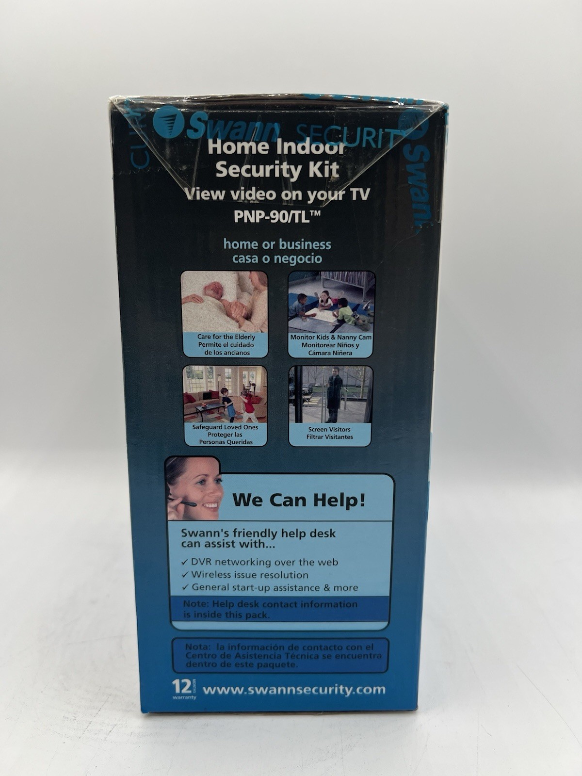 Swann PNP-90/TL Home Indoor Security Camera Kit NEW Sealed Telephoto Lens