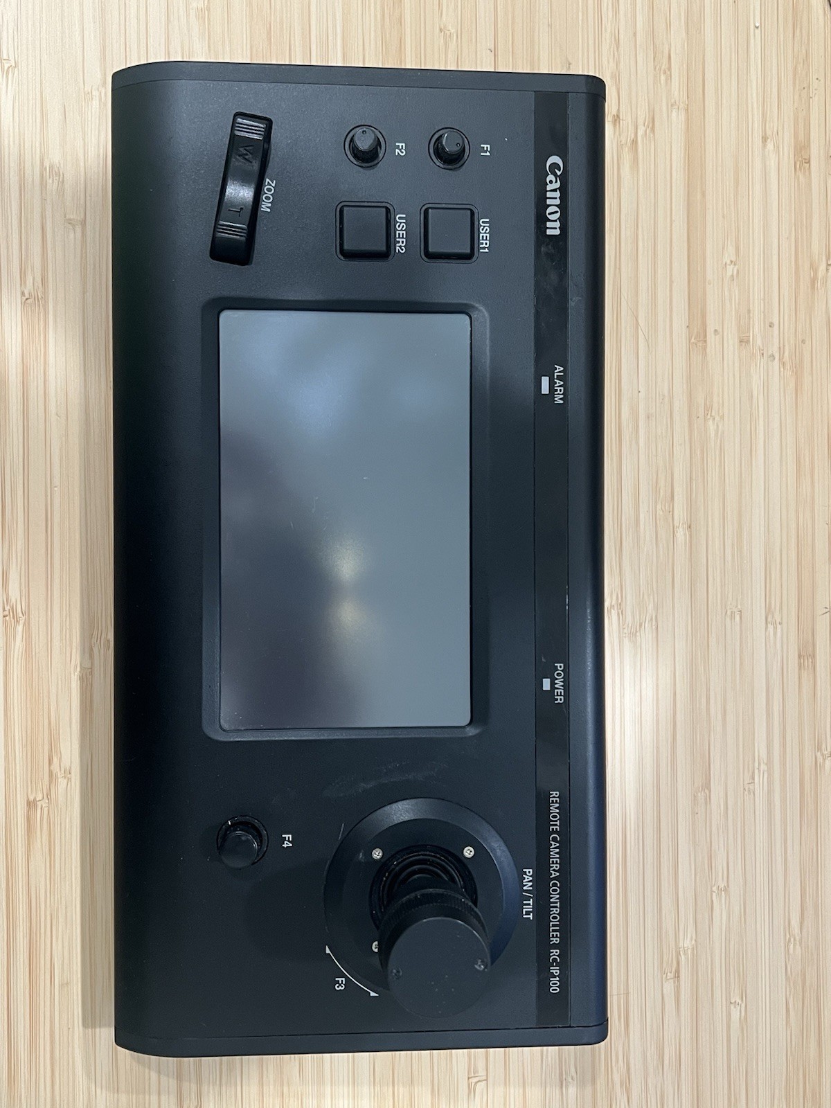 Canon RC-IP100 Remote Camera Controller Black Touch Screen Joystick Zoom Presets
