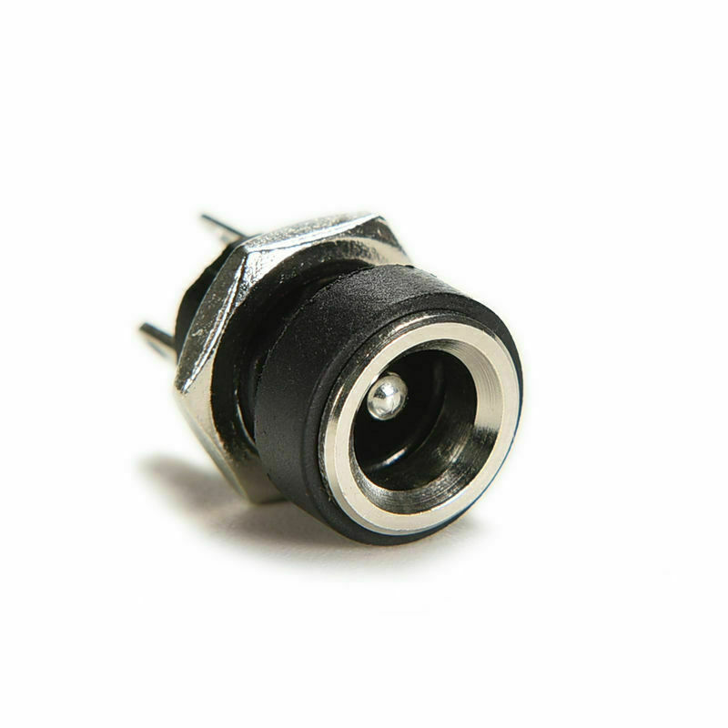80x 5.5mm x 2.1mm Power Supply Jack Socket Female Panel Mount Plug 3A 12V DC USA