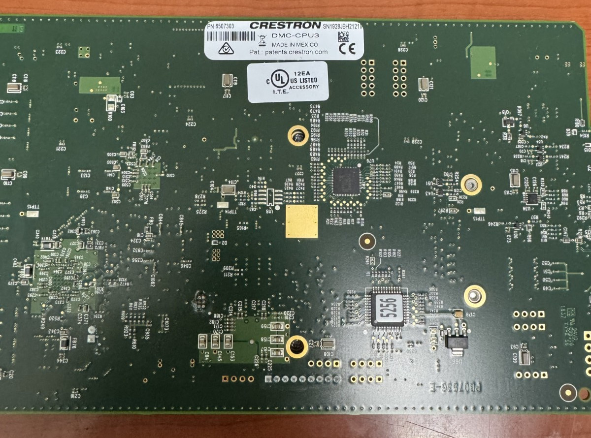 Crestron DMC-CPU3 CPU Card for 8X8, 16X16, and 32X32 DM Switchers 6507303