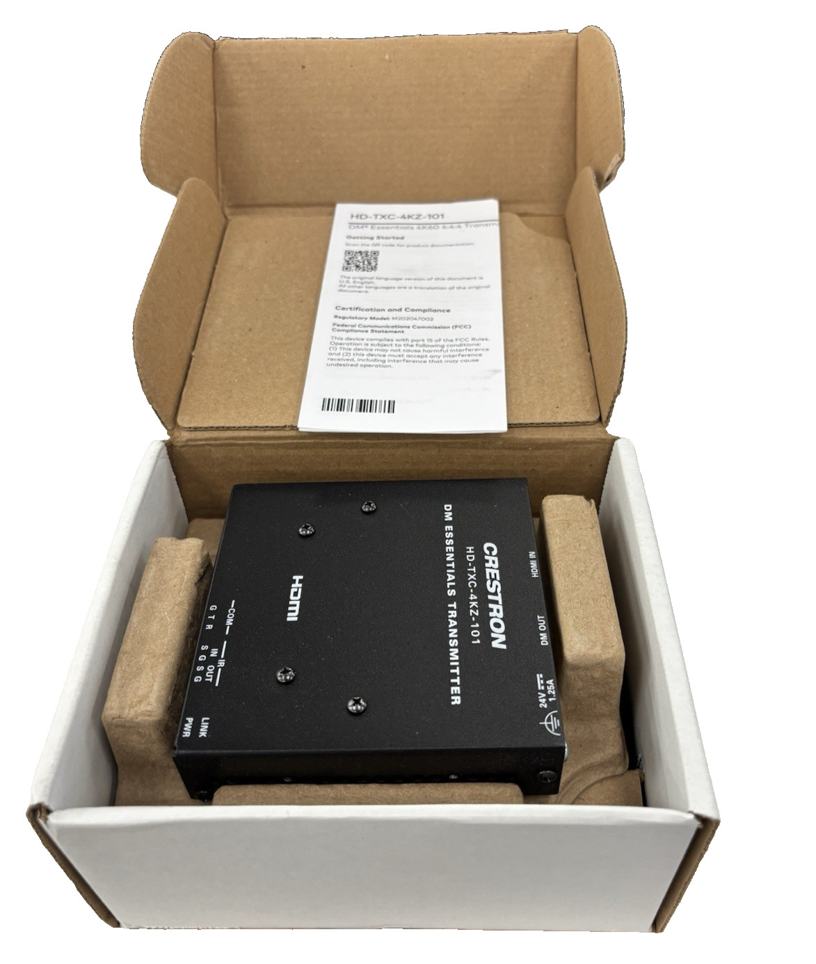 Crestron HD-TXC-4KZ-101 DM Lite 4K60 4:4:4 Transmitter (open box)