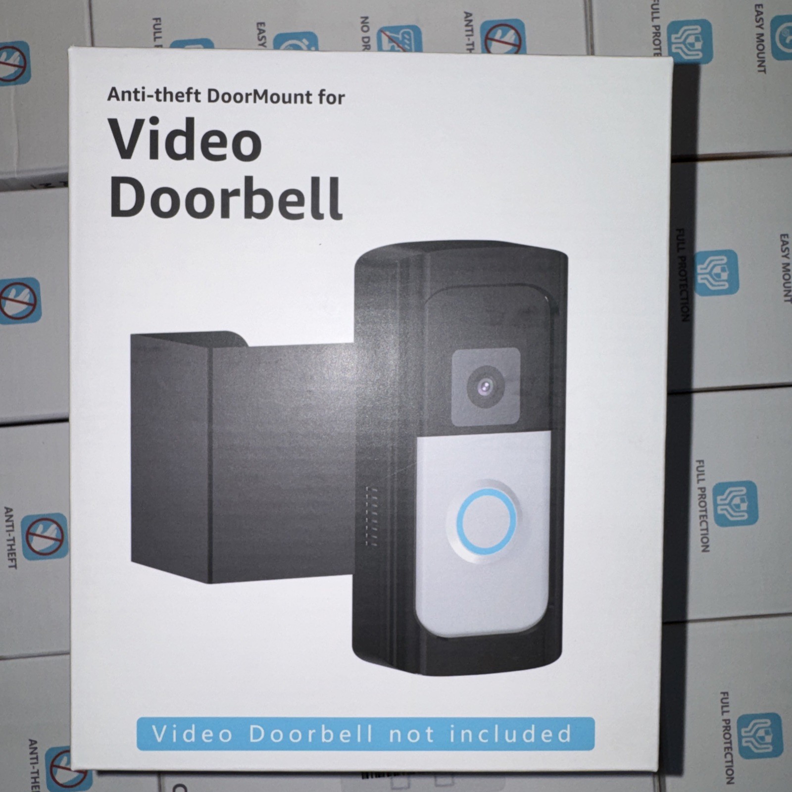 Anti-Theft Video Doorbell Mount Compatible W Various Wireless Video Doorbells