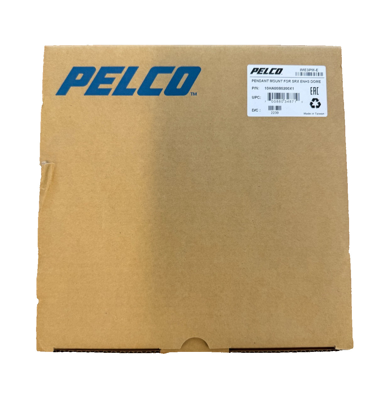 PELCO IME3PM-E PENDANT MOUNT FOR SRX ENH3 DOME