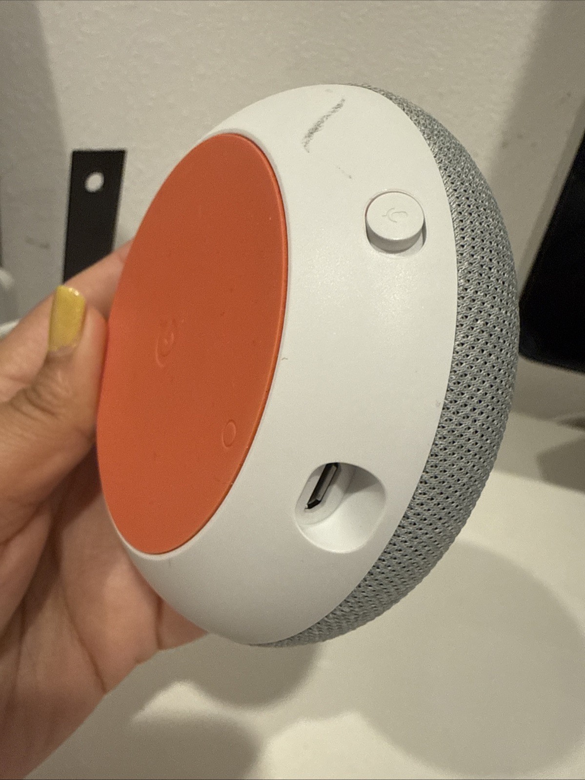 Google Nest Home Mini 1st Generation H0A Smart Assistant Speaker & Power Cord