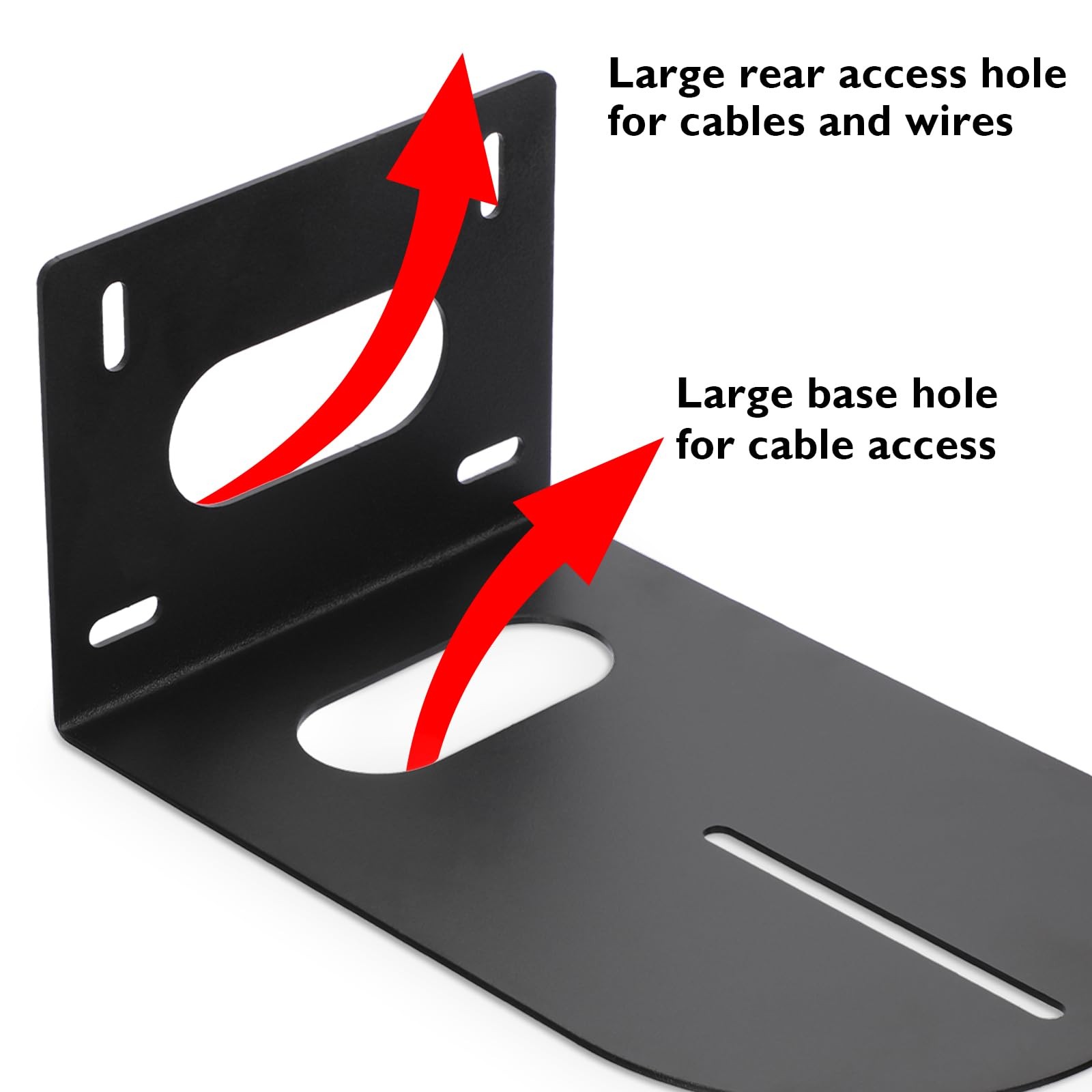 2 PCS Black PTZ Camera Bracket Universal Mount Fits Various PTZ Cameras