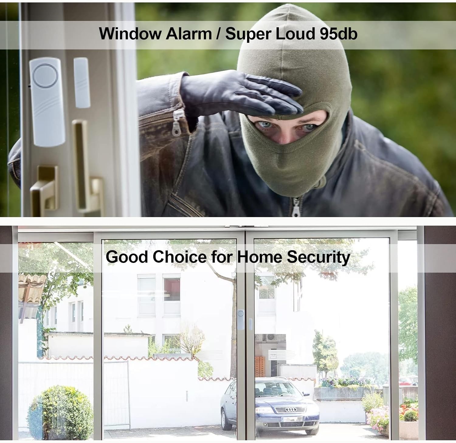 Compact Wireless Door Window Alarm with 90DB Sound – Easy Installation 3 Pack