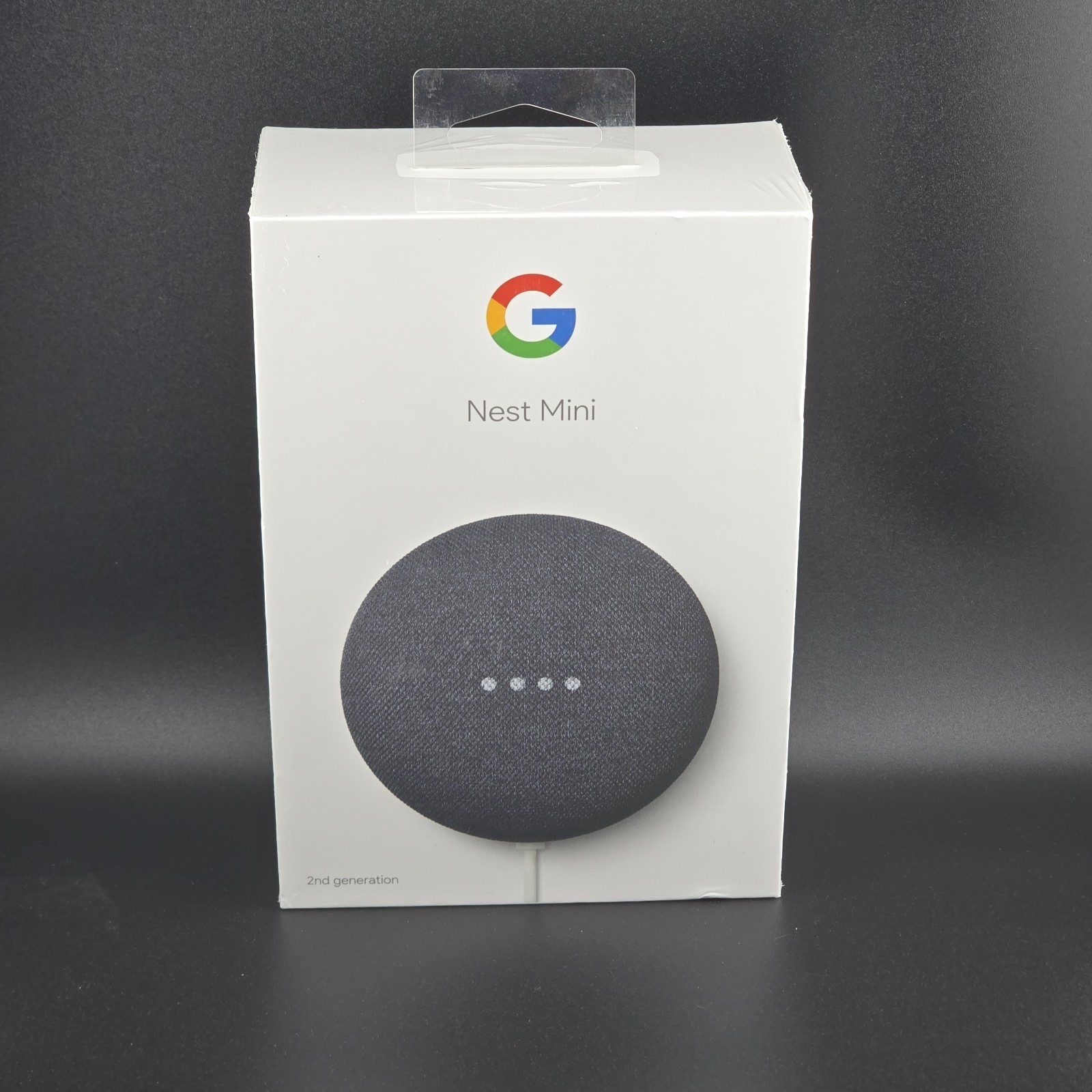 Google Nest Mini 2nd Generation Smart Speaker Charcoal GA00781-US