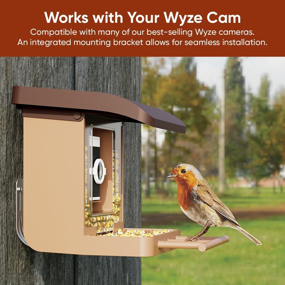 Bird Feeder Camera Case Compatible W/ Battery Cam Pro Wyze Cam Outdoor v1/v2