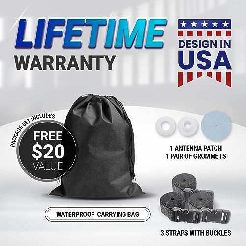 Custom Car Cover Compatible with Mustang 1979-2004, Waterproof All-Weather
