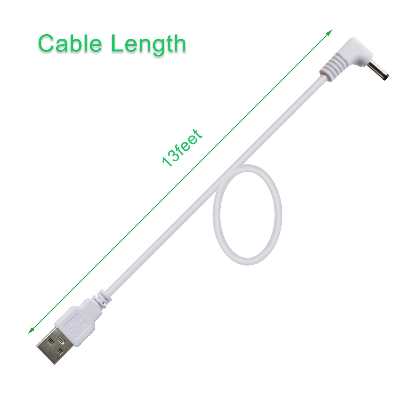 PDEEY 13 FT Power Cord for Ring Stick up Cam Plug-in Security Camera White