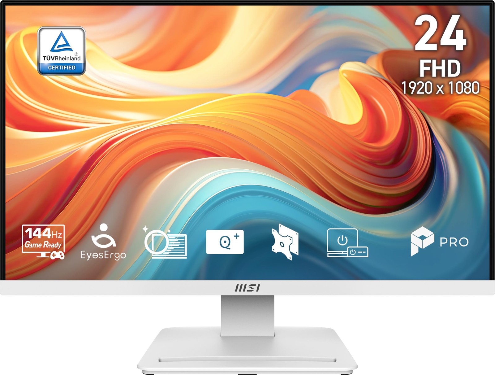Msi Pro Mp241W E14V 24-Inch Ips 1920 X 1080 Fhd Office Monitor 144Hz Free-Sync