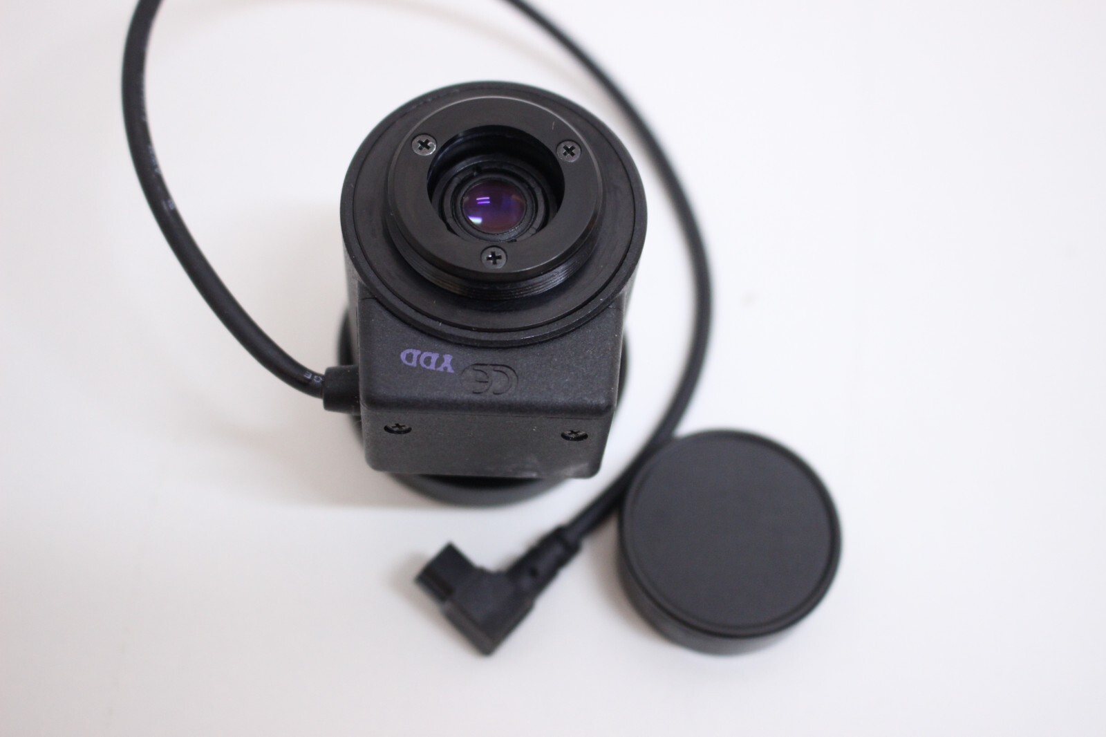 Rainbow CCTV LENS 3-8mm CS Mount F1.2 Made in Japan Open Box. W/ both caps