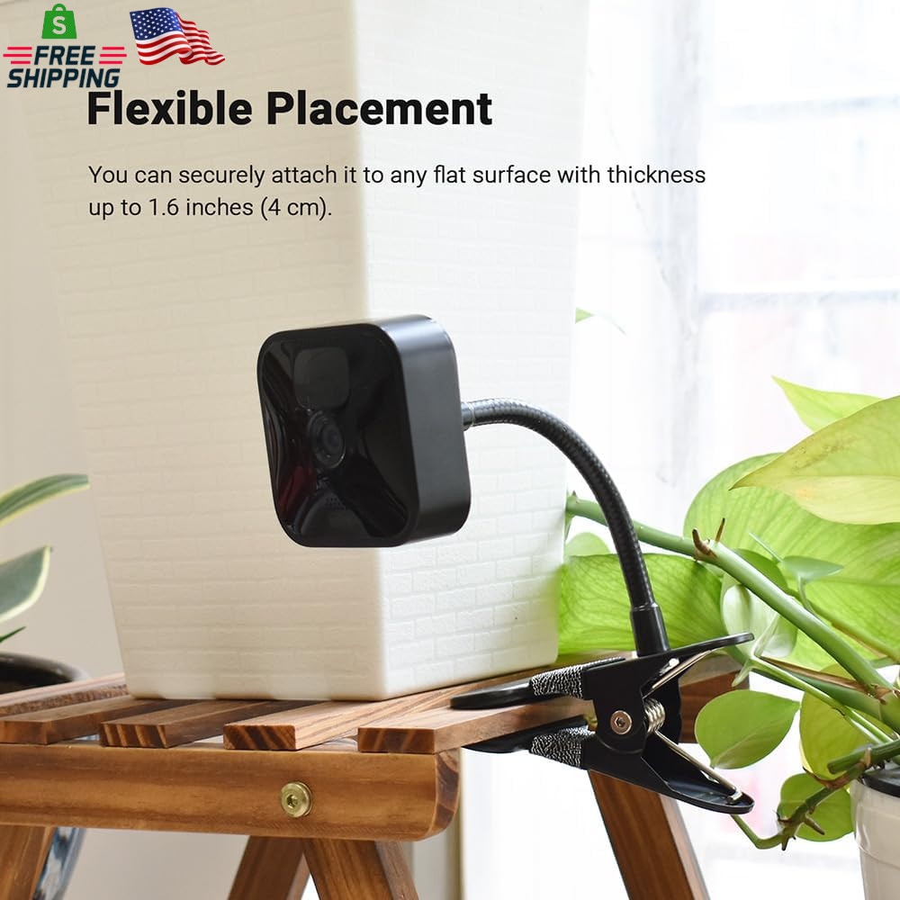 Holicfun Clip Mount for Ring, Blink, Eufy, Google Nest, Wyze, and Arlo Indoor Ou