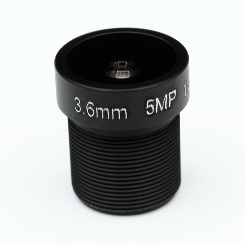 10x 5MP 3.6mm CCTV Lens Fixed 128 degrees wide angle IR Board for IP AHD Camera