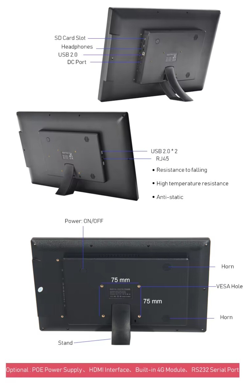 21.5 Inch Android Quad-Core 2.0 GHz Processor Tablet with 16GB Storage WiFi