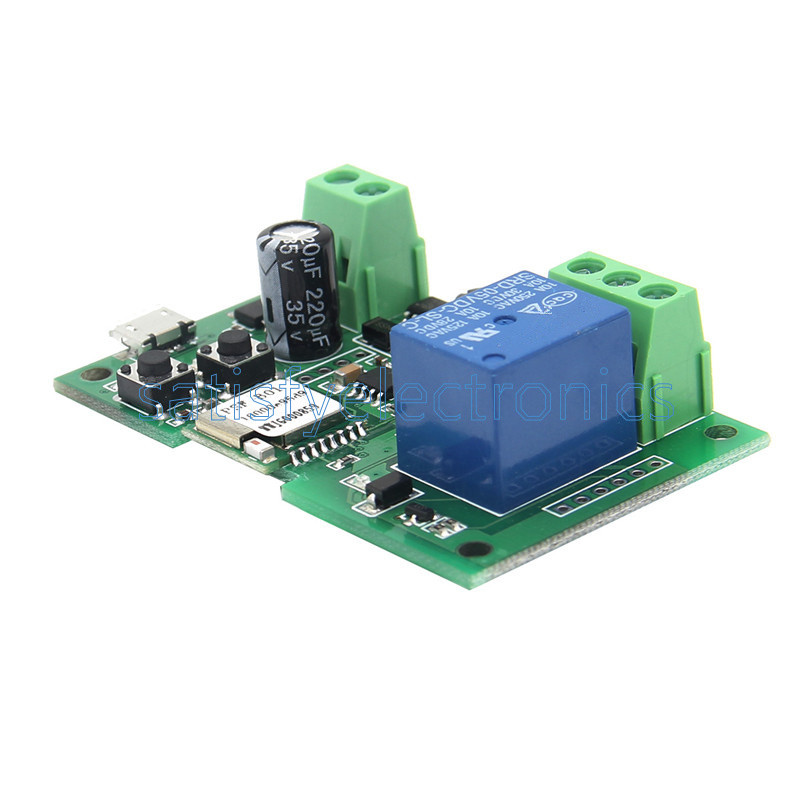 DC 5V-12V WiFi Wireless Smart Switch Relay Module Smart Home Phone APP S