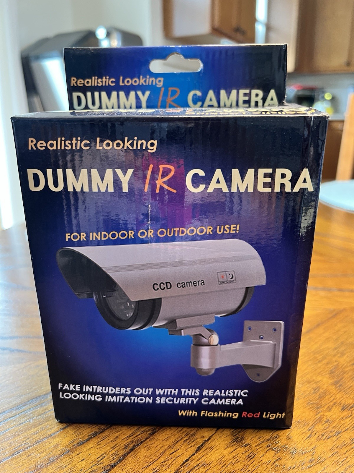 IR Bullet Fake Dummy Surveillance Security Camera with Rec Light 2 PACK SEE PICS