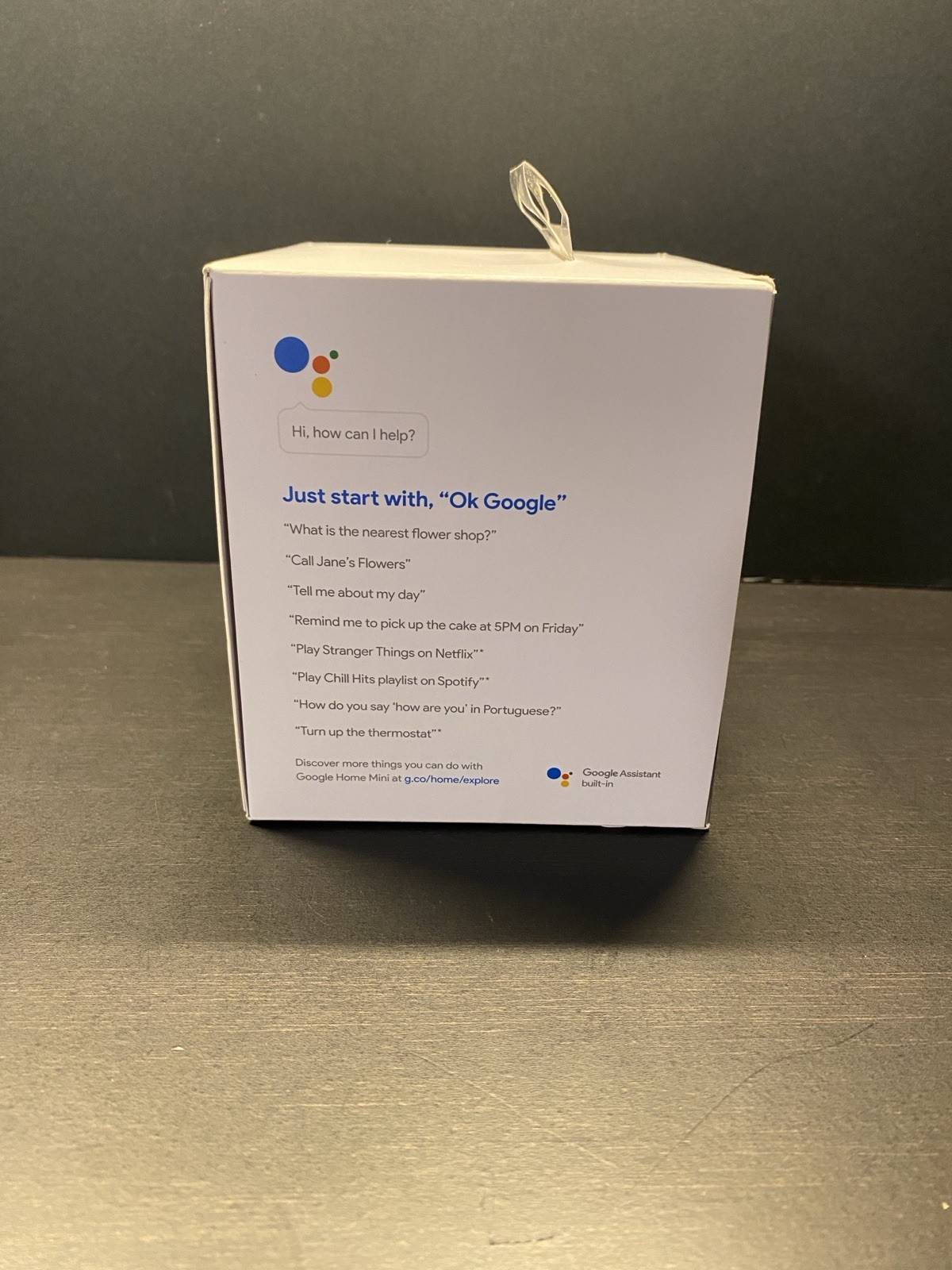 Google Home Mini Smart Speaker With Google Assistant-Charcoal