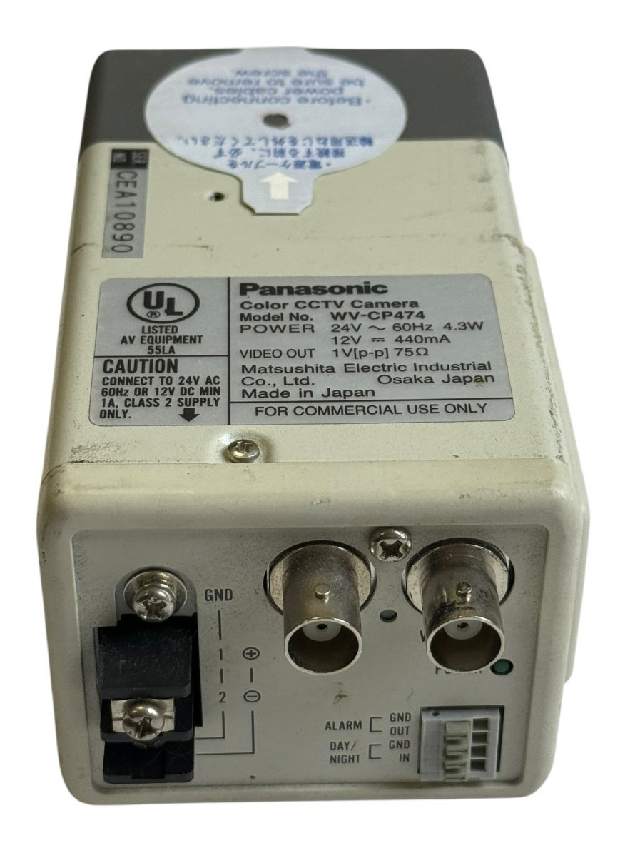 Panasonic WV-CP474 Color CCTV Security Camera Analog BNC Japan
