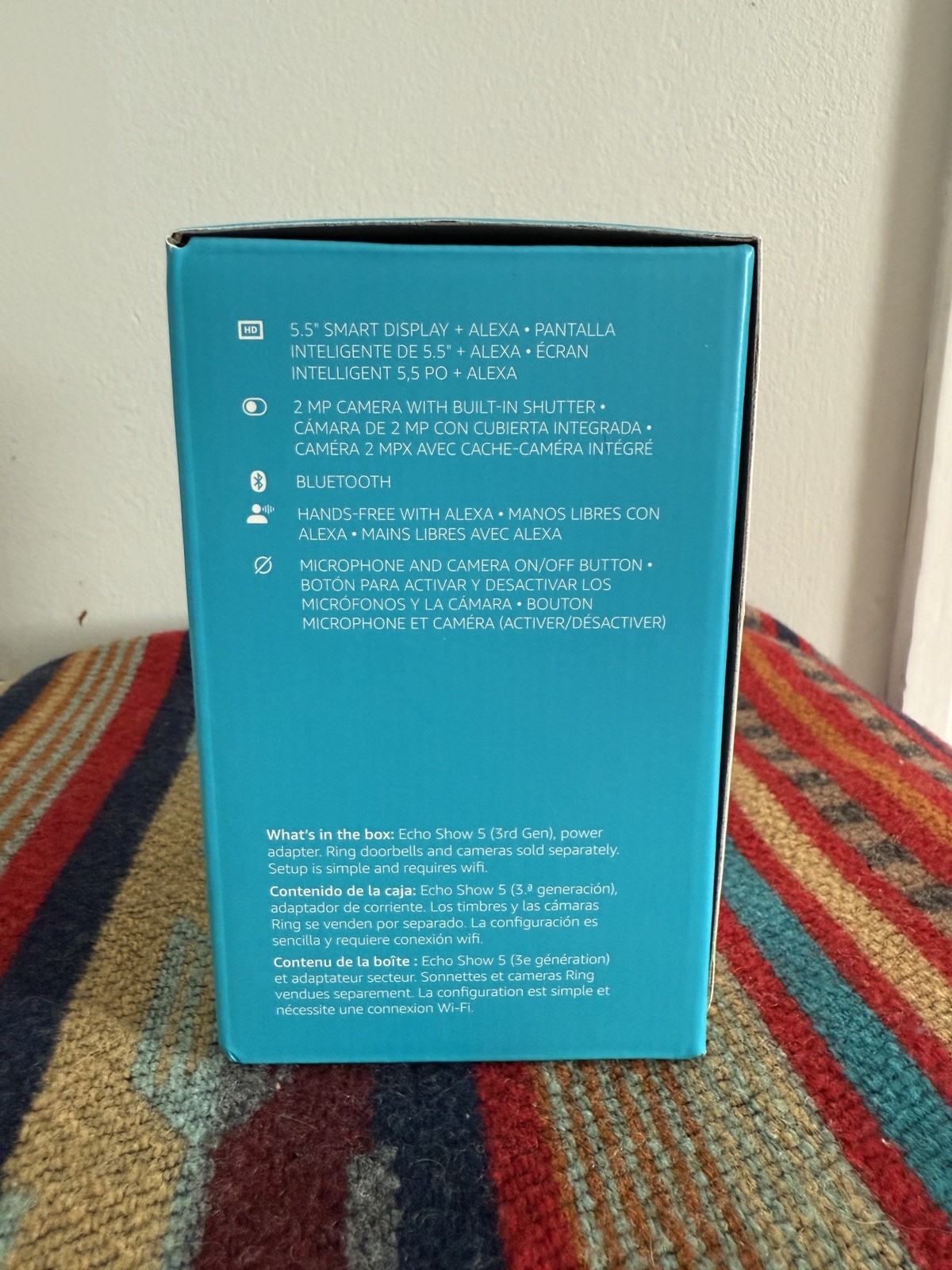 Amazon Echo Show 5 (3rd Gen) 5.5 Inch Smart Display with Alexa -new + sealed.