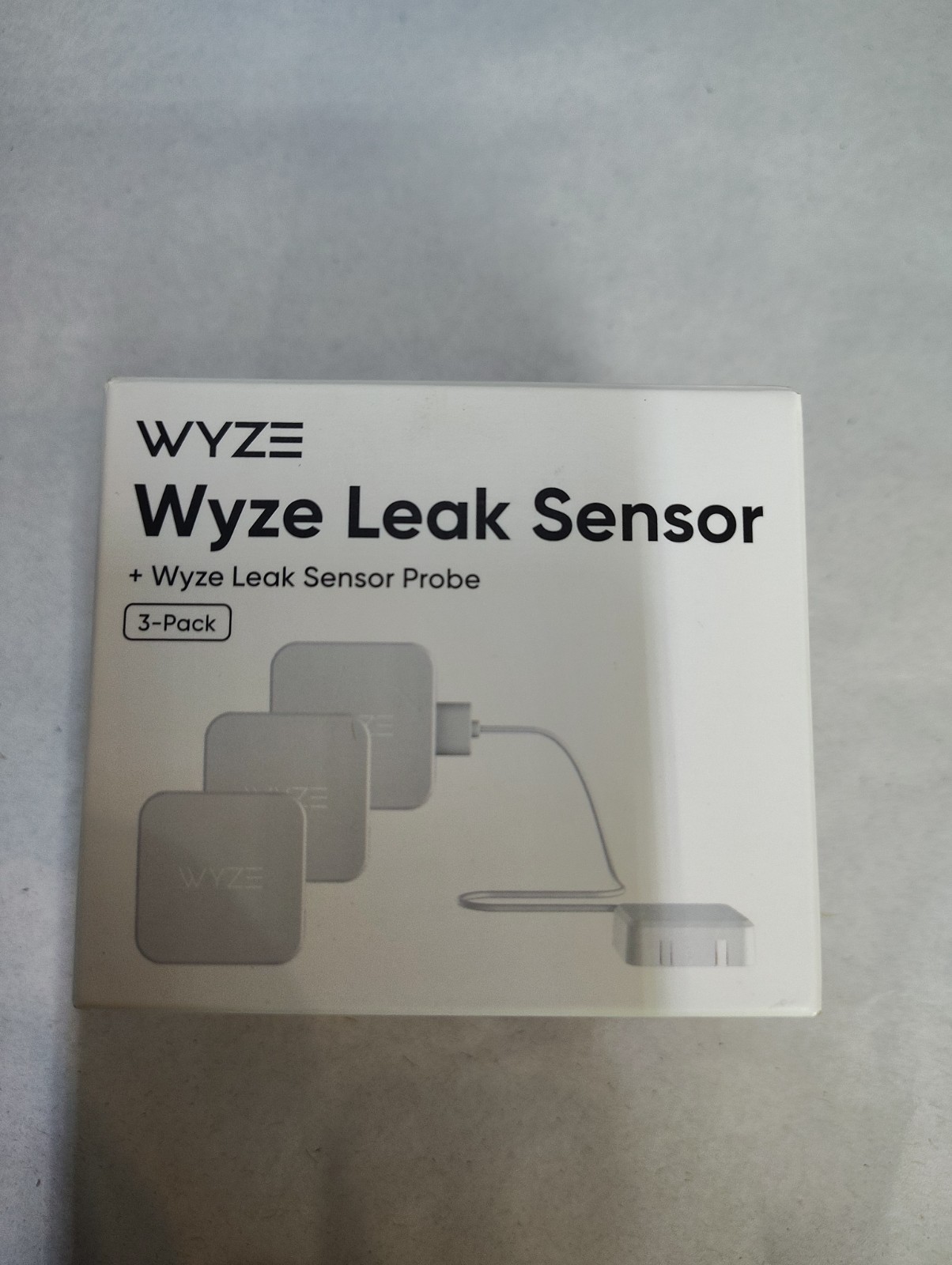 Wyze Leak Sensor 3-Pack with Single Probe – Requires Sense Hub for Alerts