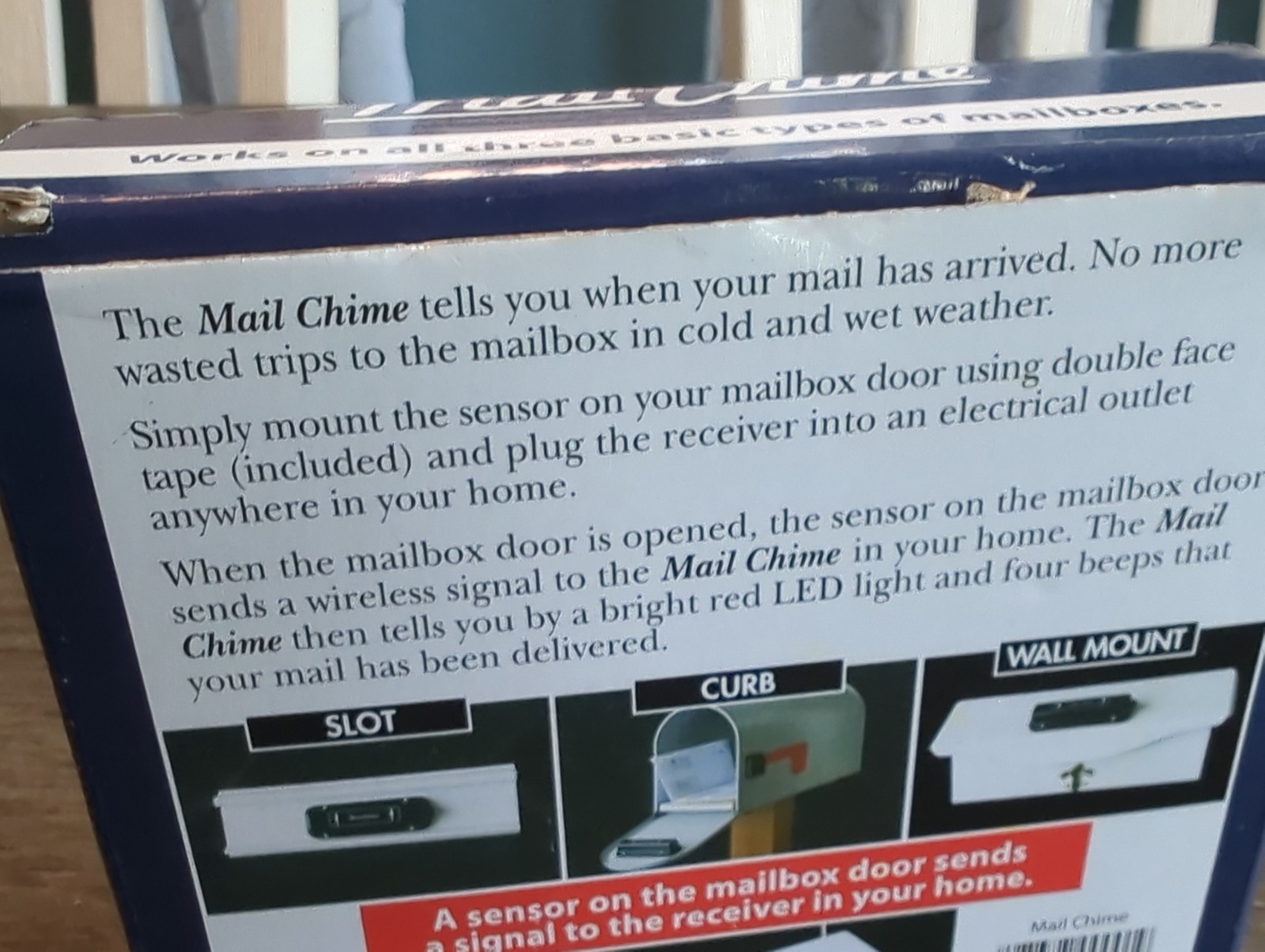 MAIL CHIME Wireless Mailbox Alert – Model 1200 Hanna Products NEW
