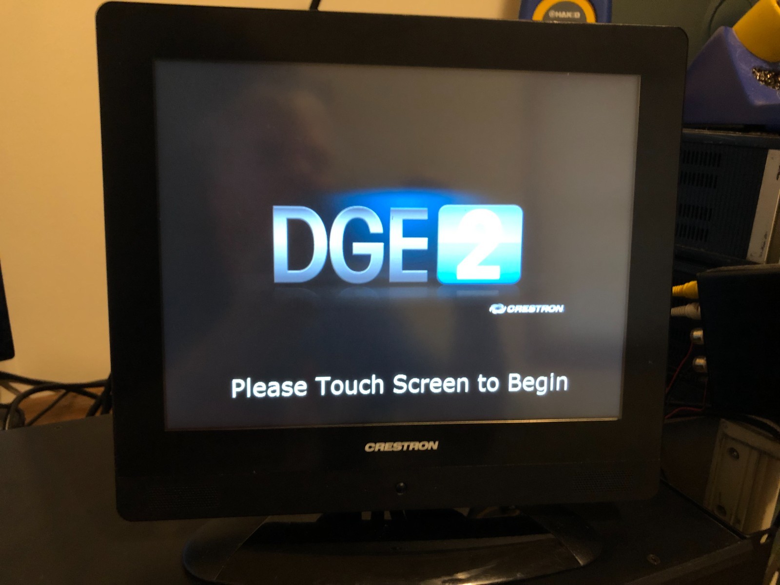Working, Factory Defaults Crestron DGE-2, Display not Included
