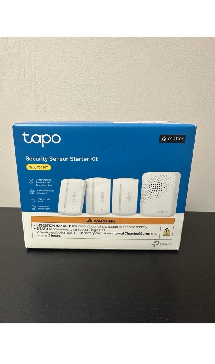 Tp-Link Tapo T31 Security Sensor Starter Kit – White (Tapo T31 Kit)