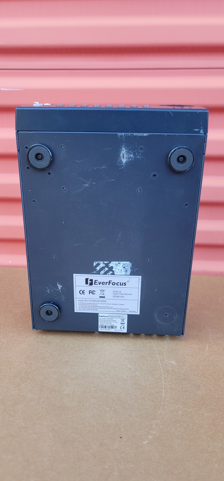 EVERFOCUS EDR810H 8 CHANNEL MPEG4 DIGITAL VIDEO RECORDER [ NO POWER SUPPLY ]